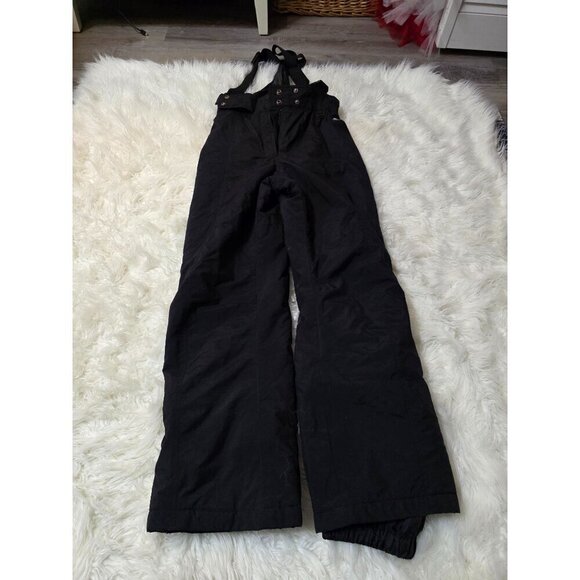 PACTECH LADIES MEDIUM BLACK snow SKI BIBS 36" HIPS NEW 29" inseam nice pair!! - Picture 11 of 13